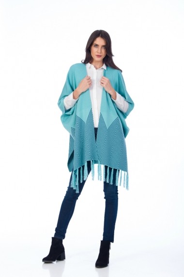 Poncho Be You 0654 turcoaz