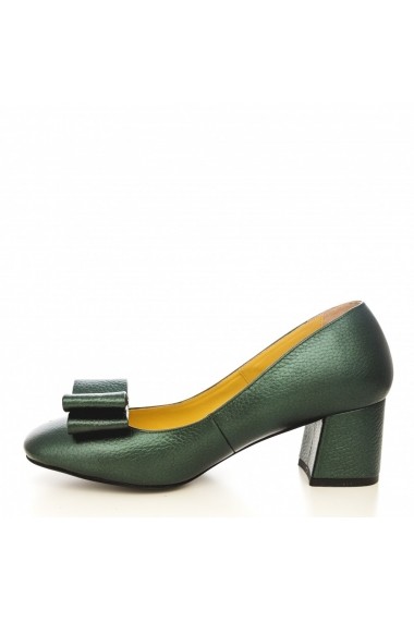 Pantofi cu toc CONDUR by alexandru 1606-bottalato verde
