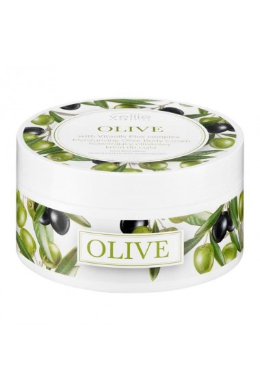 Crema de corp hidratanta Vellie Olive cu ulei de masline si acid hialuronic, 200ml