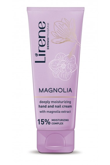Crema de maini hidratanta Lirene, cu extract de magnolie, 75ml
