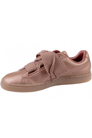 Pantofi sport casual pentru femei Puma Basket Heart Copper 365463-01