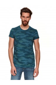 Tricou barbati TOP SECRET Verde inchis