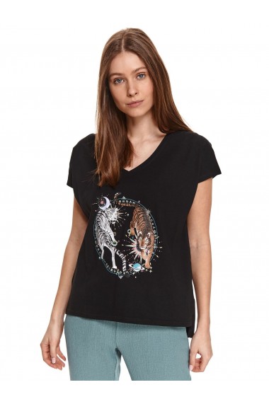 Tricou pentru femei TOP SECRET Negru