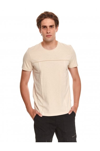 Tricou barbati TOP SECRET Bej