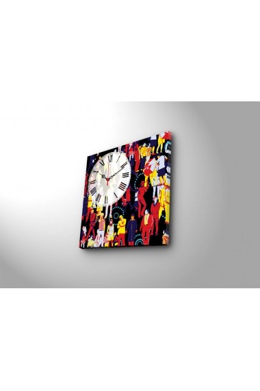 Ceas decorativ de perete Clock Art 228CLA1664 Multicolor
