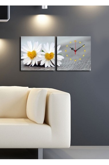 Ceas decorativ de perete(2 articole) Clock Art 228CLA2601 Multicolor