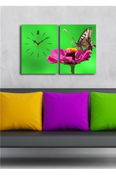 Ceas decorativ de perete(2 articole) Clock Art 228CLA2631 Multicolor