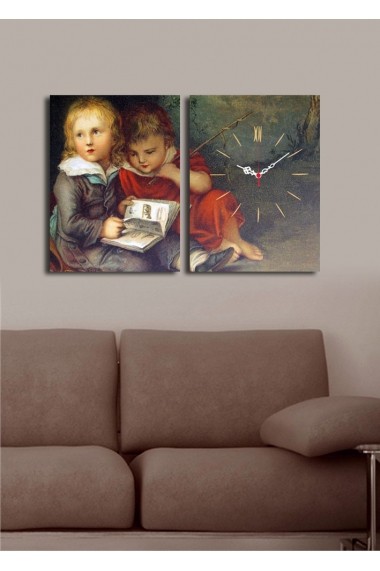 Ceas decorativ de perete(2 articole) Clock Art 228CLA2640 Multicolor