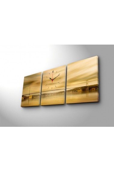 Ceas decorativ de perete(3 articole) Clock Art 228CLA2696 Multicolor