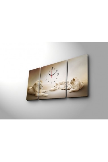 Ceas decorativ de perete(3 articole) Clock Art 228CLA3638 Multicolor