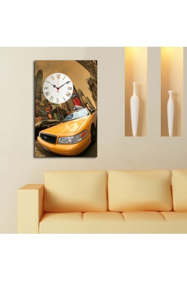 Ceas decorativ de perete Clockity ASR-248CTY1646 Multicolor