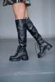 Cizme lungi dama Bigiottos Shoes Negre