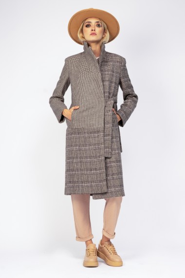Palton multi pattern Bluzat Maro