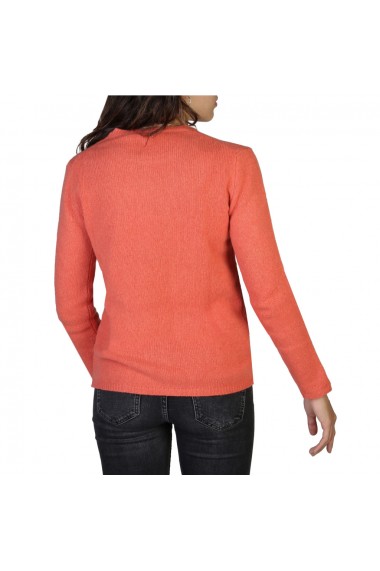 Pulover 100% Cashmere C-NECK-W_120-CORAL