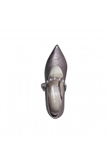 Pantofi cu toc Made in Italia AMELIA CANNADIFUCILE argintiu