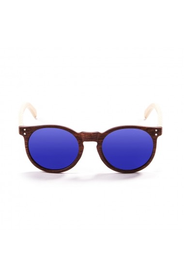 Ochelari de soare Ocean Sunglasses 55001-3_LIZARDWOOD_BAMBOOBROWN-BLUE albastru