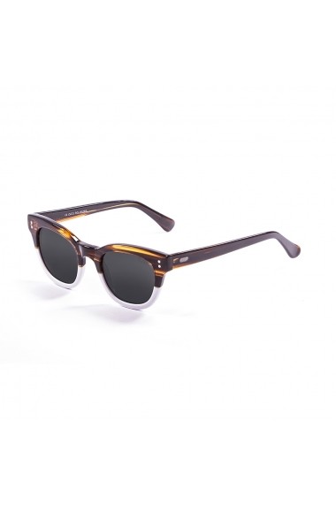 Ochelari de soare Ocean Sunglasses 62000-0_SANTACRUZ_BROWNWHITE-SMOKE gri