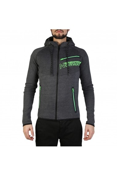Pulover Geographical Norway Goltan_man_grey-green Gri