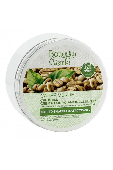 Crio-gel anticelulitic cu extract de cafea verde si mix de uleiuri esentiale