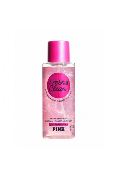 Spray De Corp Cu Sclipici - Fresh and Clean, Victoria`s Secret, PINK, 250 ml