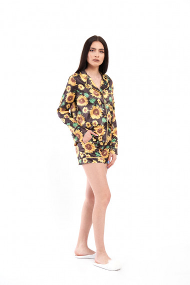 Pijama Sunflower Satin de Matase