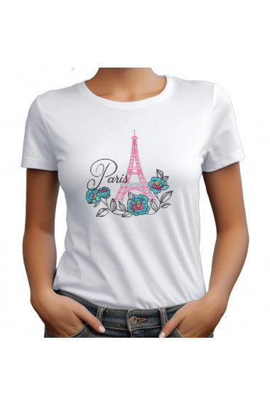 Tricou Brodat - From Paris With Love