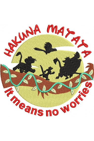 Tricou Brodat - Hakuna Matata