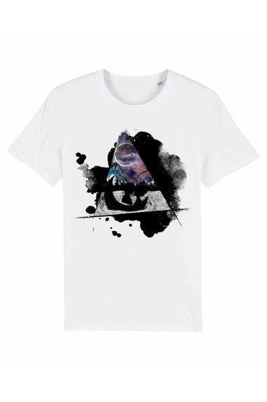 Tricou unisex - I see the stars into your eyes Alb