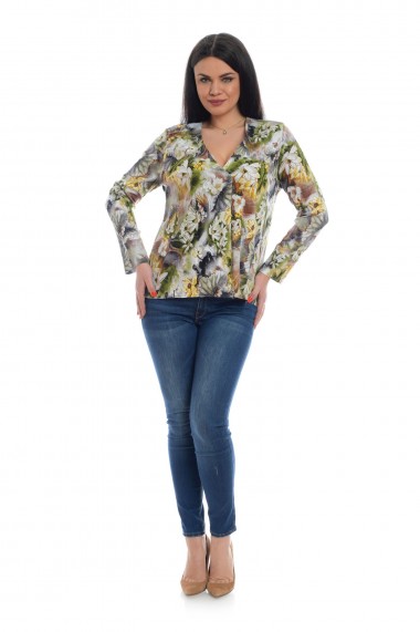 Bluza pliu Eranthe Multicolora