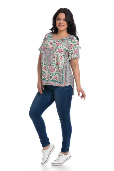 Bluza ampla maneca scurta Eranthe V197