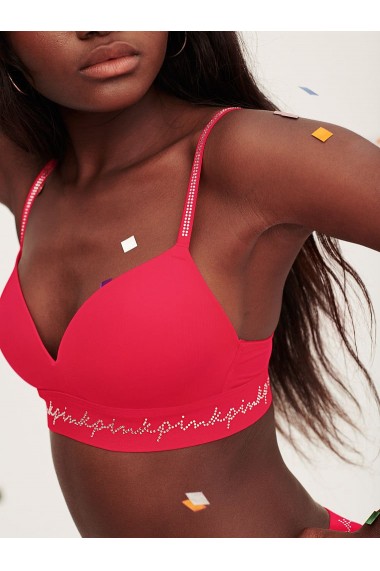 Sutien Victoria`s Secret, push-up, Rosu