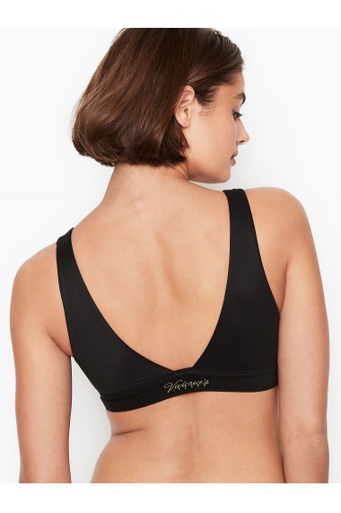 Sutien triunghi Victoria`s Secret, Unlined Soft Wireless Lounge Bra, Neagra