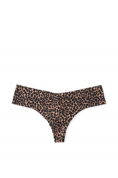 Chiloti tanga Victoria`s Secret cu talie inalta, Animal Print