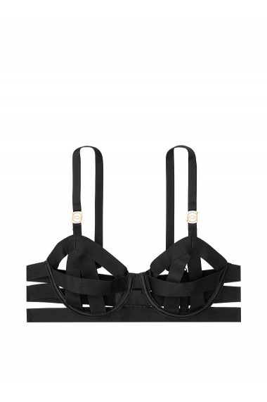 Sutien din bretele dama, Victoria`s Secret, Ouvert Strappy Demi Bra