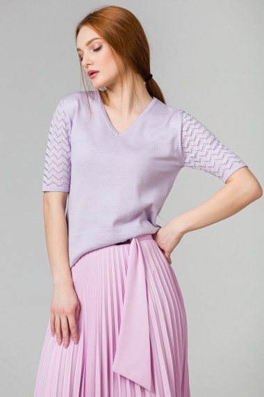 Bluza Sense tricotata Kamy lila