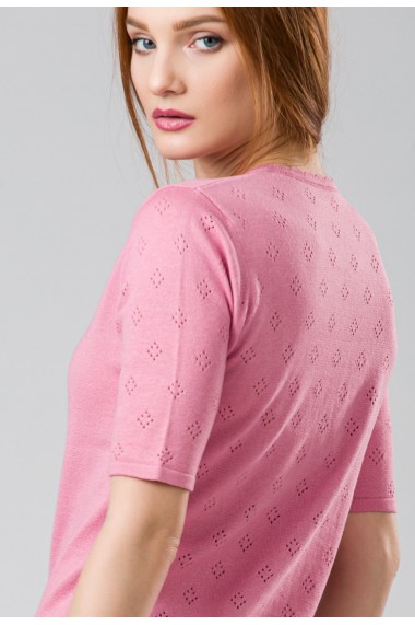 Bluza Sense tricotata Lorelai roz