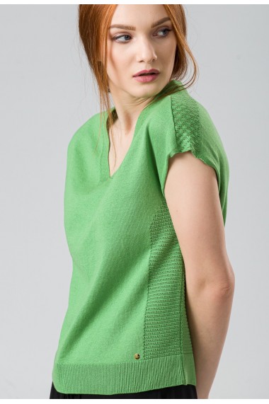 Bluza Sense tricotata Daisy verde