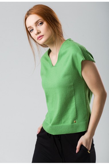 Bluza Sense tricotata Daisy verde