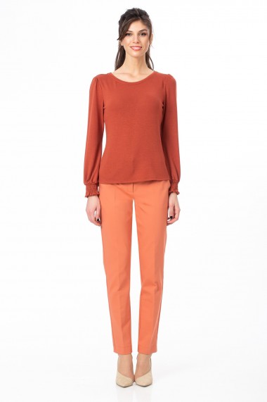 Bluza Sense tricot Reagan caramiziu