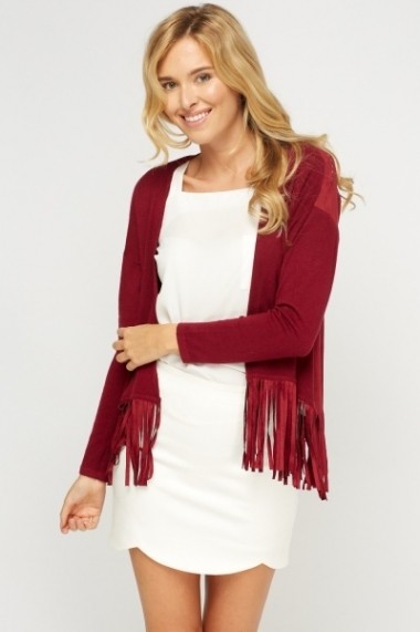 Cardigan 618229-222914 bordo