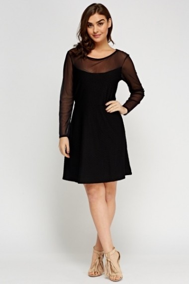 Rochie de zi 618314-223105 negru