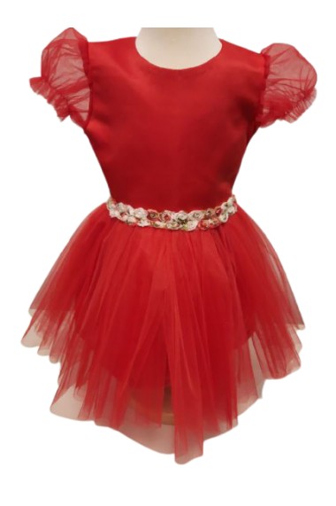 Rochita rosie 3-6 ani Special Red Dress
