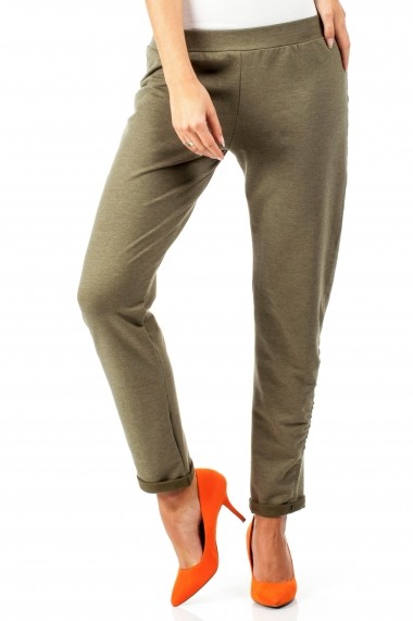 Pantaloni Made of Emotion M055 khaki Kaki