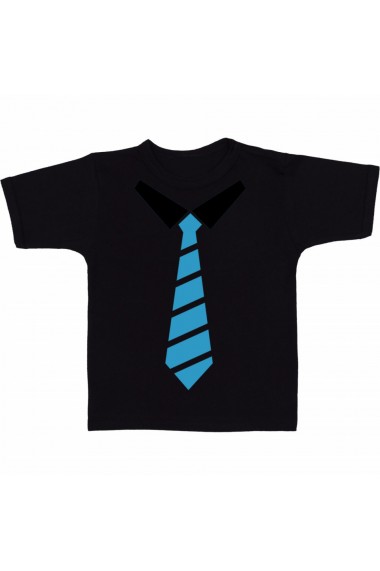 Tricou Cravata negruastra negru