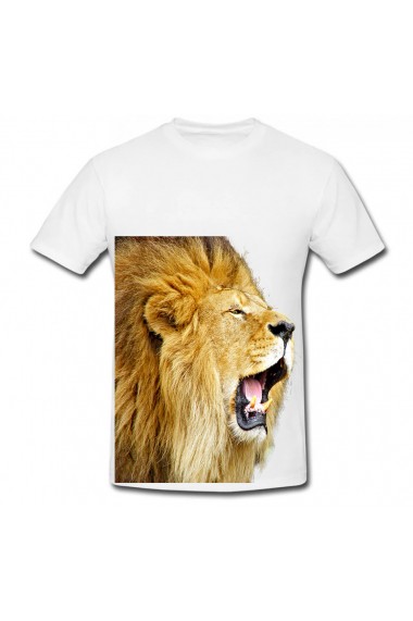 Tricou Lion Roar alb