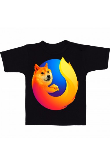 Tricou Firefox negru