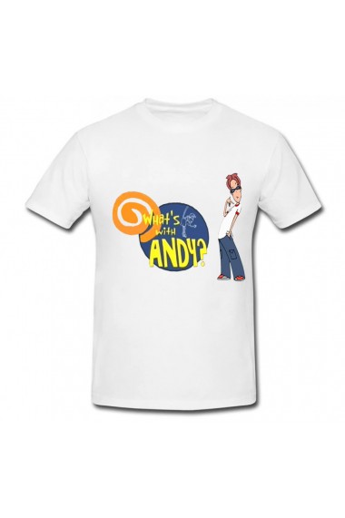 Tricou Ce I Cu Andy Alb Fashionup