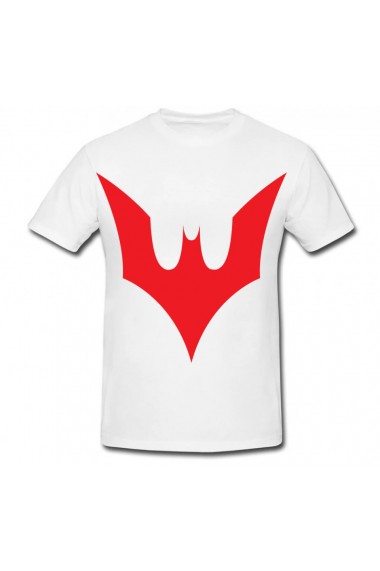 Tricou Batman beyond logo alb