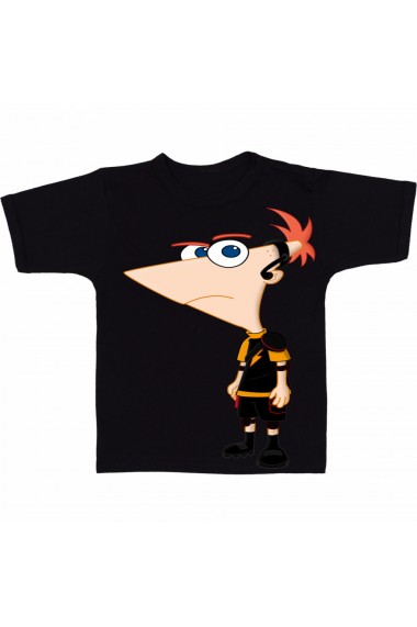 Tricou Phineas negru