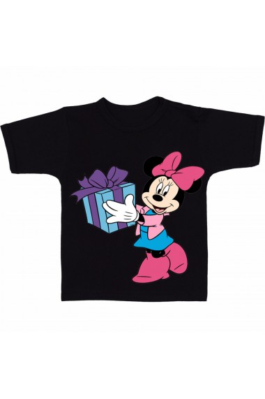 Tricou Mickey Mouse gift negru